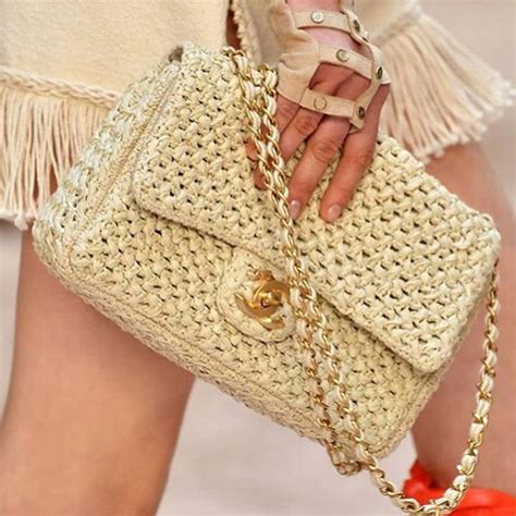 chanel a crochet|crochet chanel bag pattern.